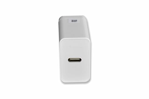 25W Type C Port Wall Charger Adaptor | Mobile Chargers | Apple iPhone iOS/Android -Type-C Devices | with Travel Compatibility & White Finish - Flymaster Shop