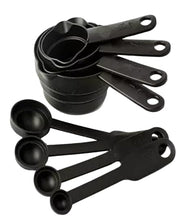 Includes 8 Pieces | Kitchen Tools | Plastic Measuring Spoon and Cup Set