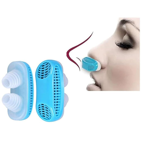 2-in-1 Anti-Snore Air Purifier & Nose Breathing Apparatus - Stop Snoring Device with Anti-Snoring Nose Clip for Better Sleep (1 Piece).