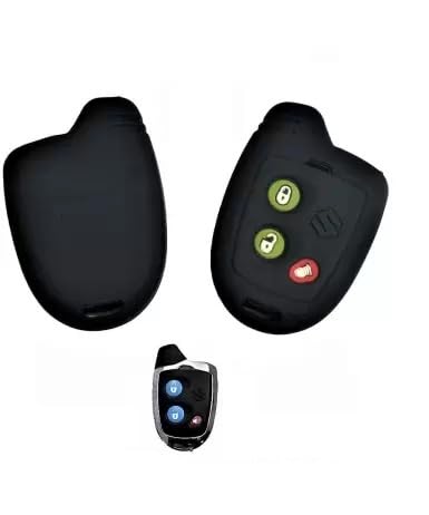 3-Button Silicone Car Key Cover for Maruti Suzuki – Alto800, Celerio, Ertiga, Ritz, Swift, WagonR | Push Button Remote Cover – Multicolor - Flymaster Shop