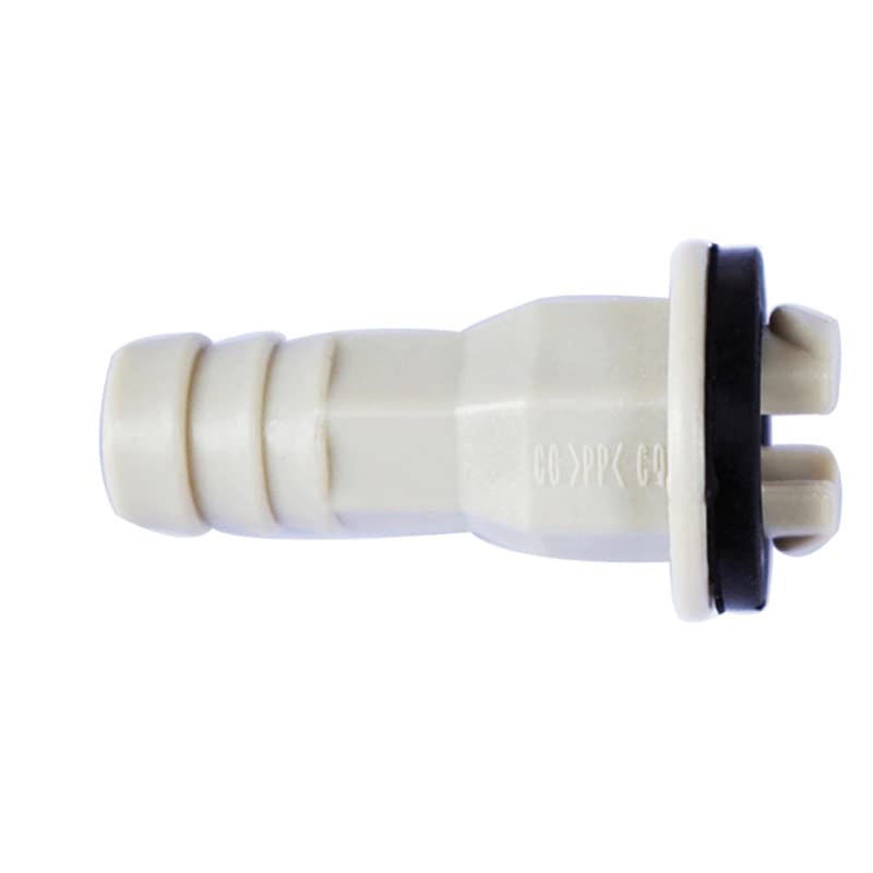 Water Drain Outlet Pipe Adapter Nozzle Hose Connector Straight Type for Air Conditioners - 1 No.