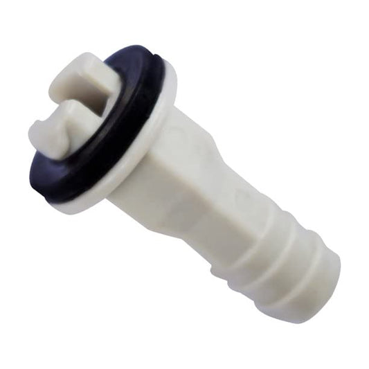 Water Drain Outlet Pipe Adapter Nozzle Hose Connector Straight Type for Air Conditioners - 1 No.