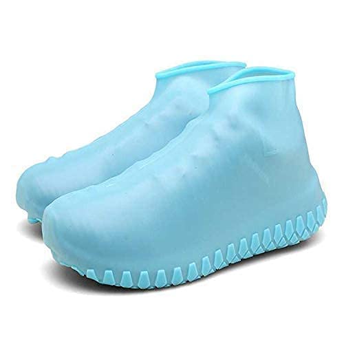 Enterprise Waterproof Shoe Covers, Reusable Silicone Cover, Shoes Rain Boots for Men, Women, Kids | Rainy Season Travel | Anti-Slip Water Resistant Rubber Overshoes Protectors (Large Size, Multicolor)