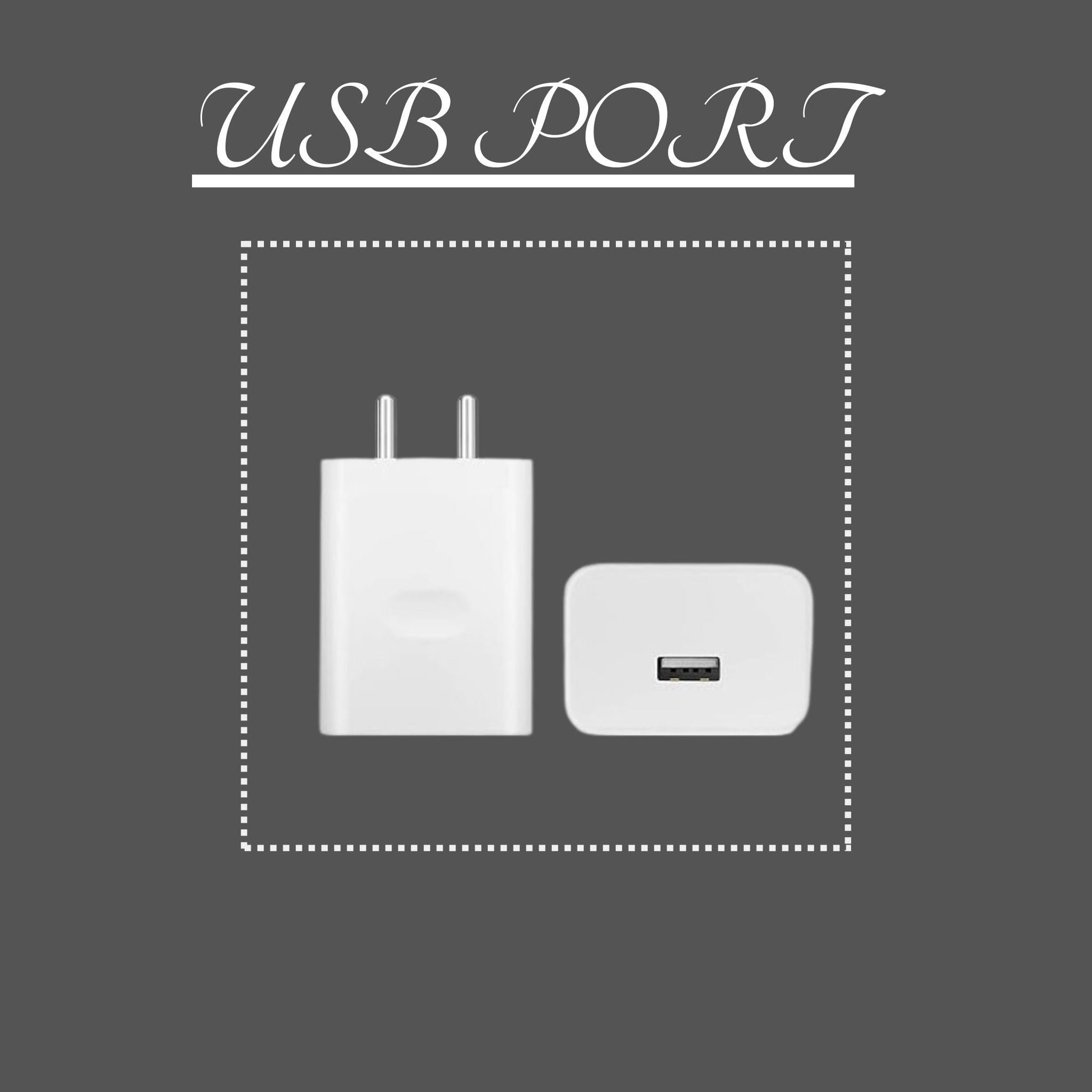 33W Fast Charger Adapter with USB to Type-C Cable | Quick Charge (QC) Technology | Wall Charger for USB-C Devices (White) - Flymaster Shop