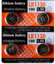 Batteries | LR1130, AG10, 189, 389A, D389, LR1131, LR54, G10A | 1.5V Alkaline Button Cell - Pack of 4