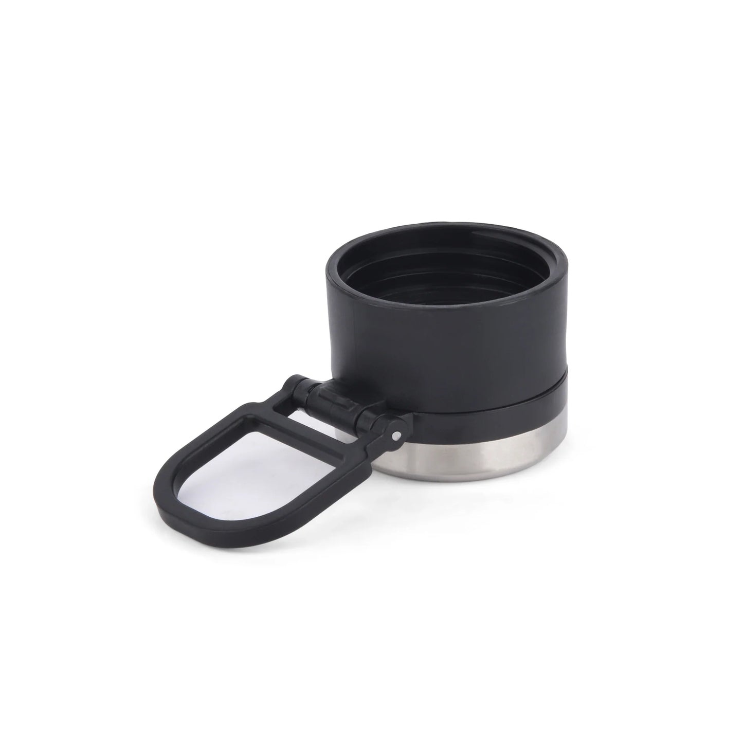 Milton Spare Lid Compatible for Gulp Water Bottle 600ml / 900ml / 1100ml, Replacement Leak Proof Cap with Silicone Seal (Black)