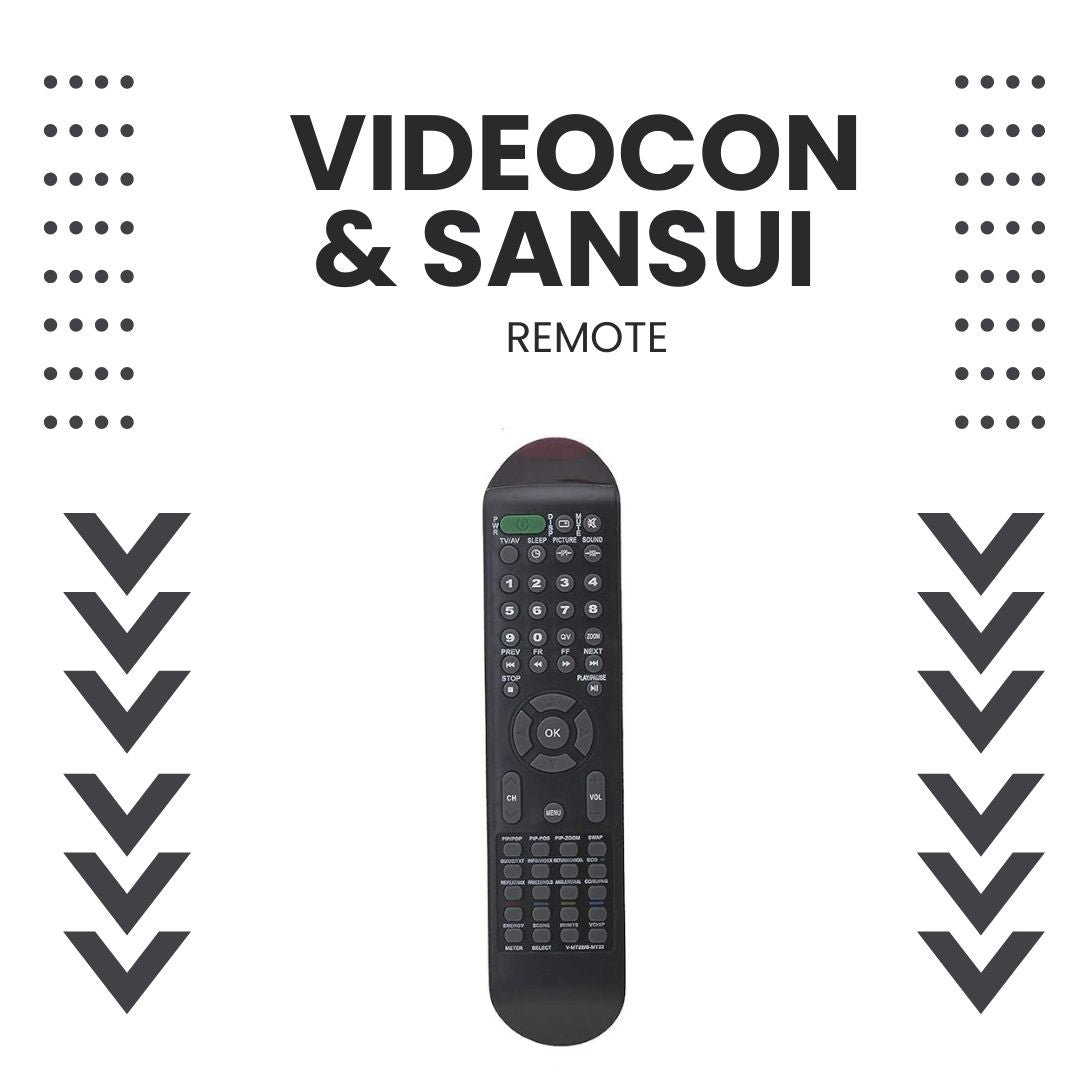 Flymaster Videocon & Sansui LCD/LED TVs |  Remote Controls |  Universal Compatibility & Easy to Use