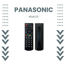 Panasonic TV Remote Compatible with LCD, LED, Plasma Model 1180- Black