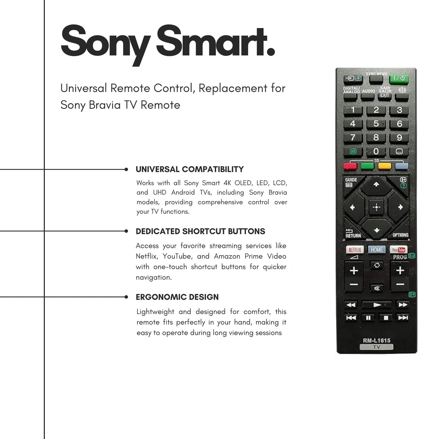 Sony Smart Universal Remote Control.