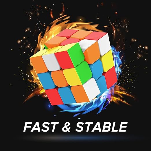 3C Cube 3X3X3 High-Speed Stickerless Magic Puzzle Cube for Kids and Adults. - Flymaster Shop