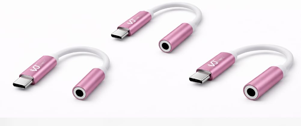 Type-C to 3.5mm HF Audio Converter Cable for Smartphones,USB-C to AUX Headphone Jack Adapter, Metal Body