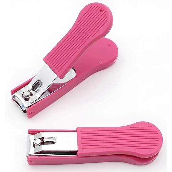 Personal Care | Fingernail and Toenail Cutting | Stainless Steel, Plastic Grip, Suitable for Men and Women (Multicolor)