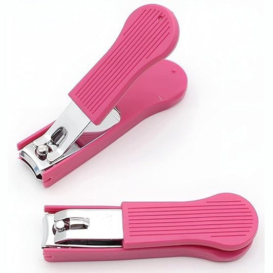 Personal Care | Fingernail and Toenail Cutting | Stainless Steel, Plastic Grip, Suitable for Men and Women (Multicolor)