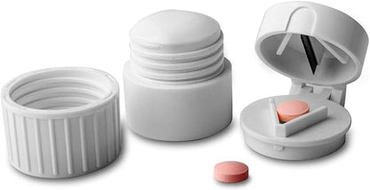 3 in 1 Function Tablet Cutter, Crusher & Pill Storage | Health | Double Tablet Storage, Water Storage Perfect For Carrying Cutting and Organising Medicines