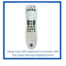 Videocon D2H Remote Original for Set Top Box | Remote Videocon D2H Compatible for HD Box TV & D2H (Non Voice | Not RF) (Exactly Same Remote Will Work Only)