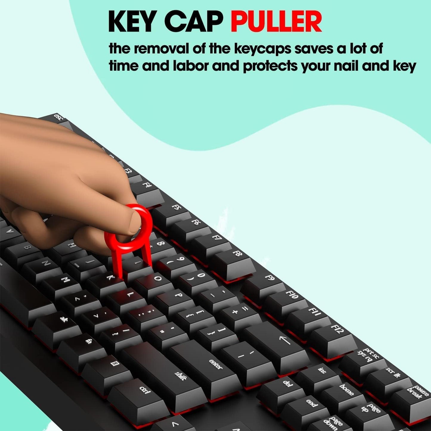 5 in 1 Soft Brush Multi-Function Cleaning Tools Kit for Keyboard & Earphone Cleaner Soft High-Density Brush Set with Keycap Puller Corner Gap Duster Gadget for Laptop Air pods Pro Camera Lens - Flymaster Shop