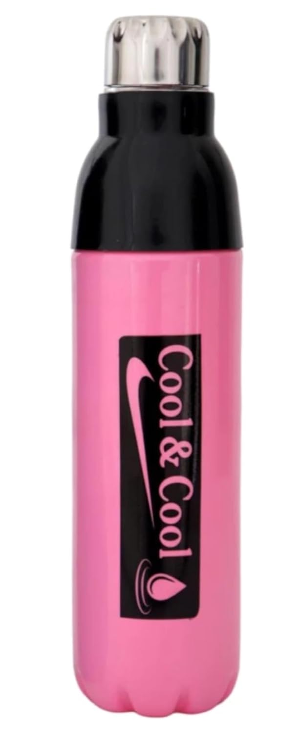 Spare Lid For Cool & Cool Plastic Vacuum Insulated Bottle – Double Wall Pink Flask Bottle (Lid/Cap Only)