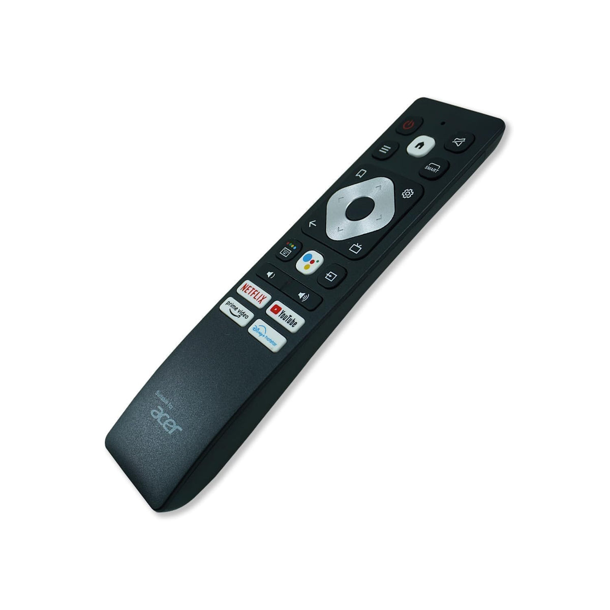 flymaster LED Smart TV Remote (With Voice) Compatible For  ACER Tv Remote Controller (Black)