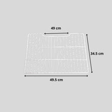 Refrigerator Wire Shelf for All Fridge Model Compatible with Samsung Double Door Fridge 380 Litre (49.5 X 34.5 cm)