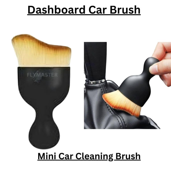 Ergonomic Car Cleaning Brushes, Dashboard Cleaner, Secure Grip Handles, Durable Construction