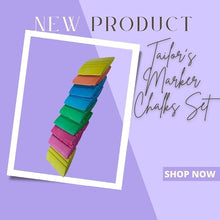 Premium Tailor's Marker Chalks Set – Complete Box with Fabric Markers for Precise Marking & Sewing.