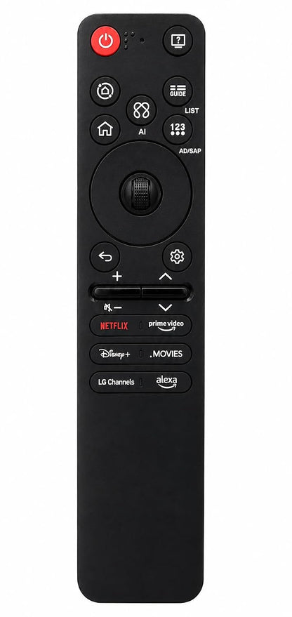 Magic Remote Compatible with LG Smart TV MR25GA AKB76046609 | Bluetooth Voice Remote with Voice Control & Pointer Function | Compatible with OLED, QNED, UHD, NanoCell & LED TVs