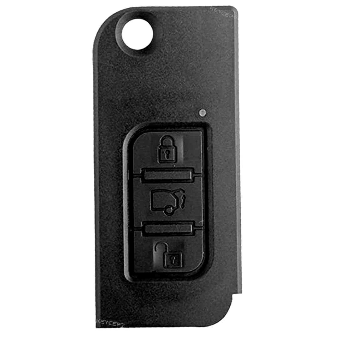 Premium for XUV 500 - (Front ONLY) Durable 3 Button Remote flip Key housing/Body/case Replacement