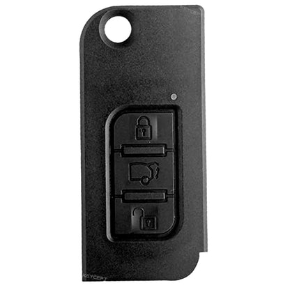 Premium for XUV 500 - (Front ONLY) Durable 3 Button Remote flip Key housing/Body/case Replacement