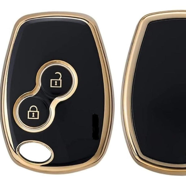 TPU Car Key Cover Compatible with Ren-Ault Logan, Duster, Verito, Lodgy 2 Button Remote Key