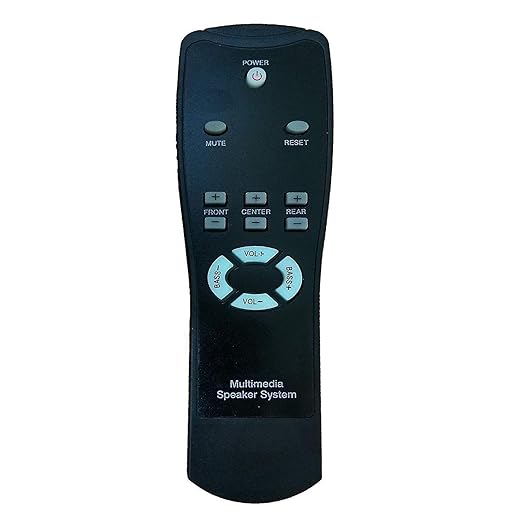 Philips Model DSP2800/94 Speaker System | Electronics Accessories |  Compatible Replacement Remote with Philips Multimedia Speaker System, Please Match Image with Old Remote