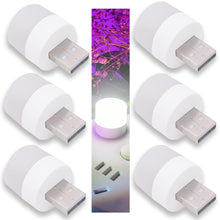 Natural White LED | USB Lights | Nighttime Use | Pack of 6