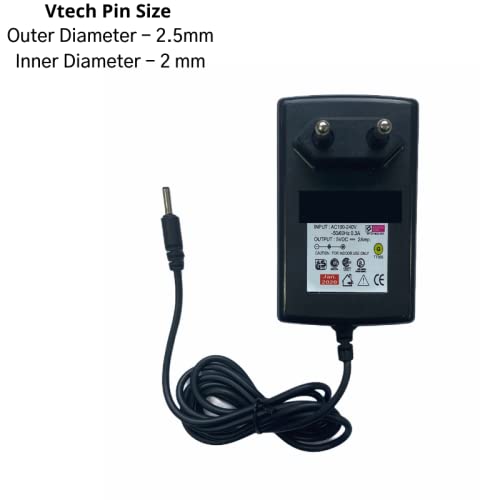 5V 2A DC Power Adapter with High Efficiency | Electronics Accessories | Music Keyboard, Piano, Cordless Phones & Other Gadgets - Flymaster Shop