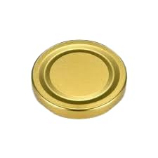 6 Pieces, 42mm, Gold - | Lug Cap, Easy to Open and Reseal Tin Caps & Lids | Glass Jars - Flymaster Shop