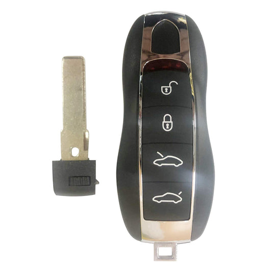 Keyless Entry Remote Car Key Fob for 2010-2017 Porsche 911 Cayenne 2010-2016 Panamera Boster 4 Button KR55WK50138