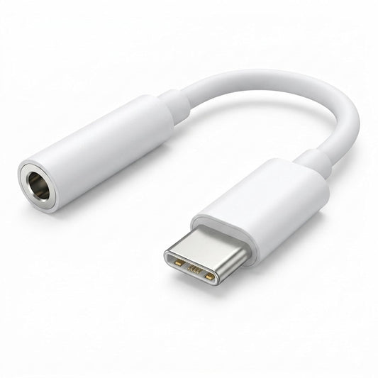 Type C to 3.5mm Hi-Res Audio Adapter, USB C to AUX Headphone Jack Converter with Mic Support for iPhone 15/16, Samsung, OnePlus & Android