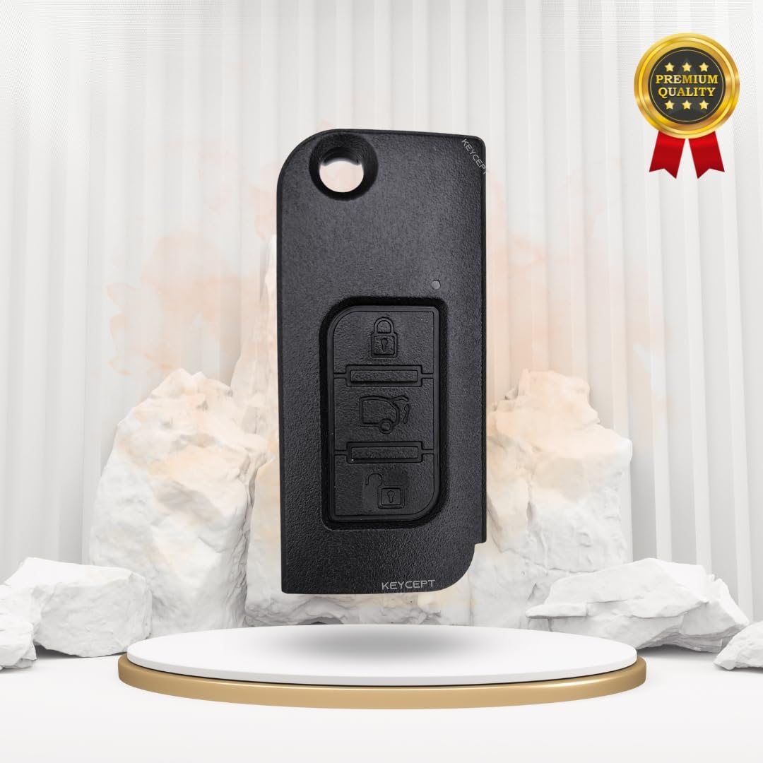 Premium for XUV 500 - (Front ONLY) Durable 3 Button Remote flip Key housing/Body/case Replacement