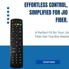 Flymaster Non-Voice Function Remote Compatible for Jio Fiber Set-Top Box – A Reliable, User-Friendly, Affordable, and Durable Replacement Remote (Black).