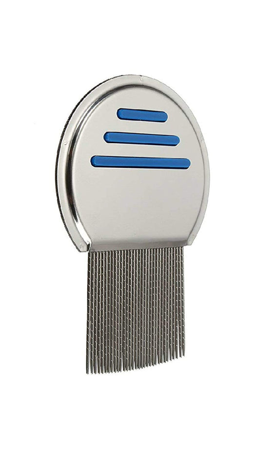 New Lice Treatment nit Comb with Stainless Steel Metal for lice and nits removal comb for head lice comb