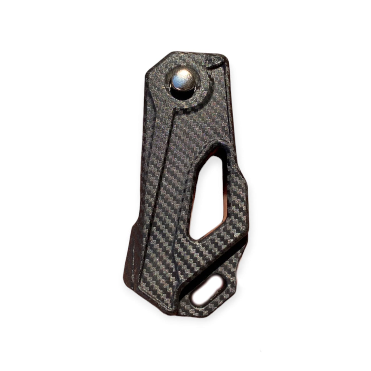 Stylish Carbon Finish Flip Key: Compatible Upgrade for Hero Splendor, NXG & Passion Pro (Left Cut)