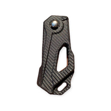 Stylish Carbon Finish Flip Key: Compatible Upgrade for Hero Splendor, NXG & Passion Pro (Left Cut)