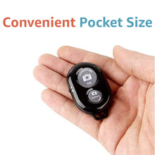 Bluetooth Remote Controller Shutter Button for Selfie Stick Compatible with All Devices (Android & iOS Phones Only)