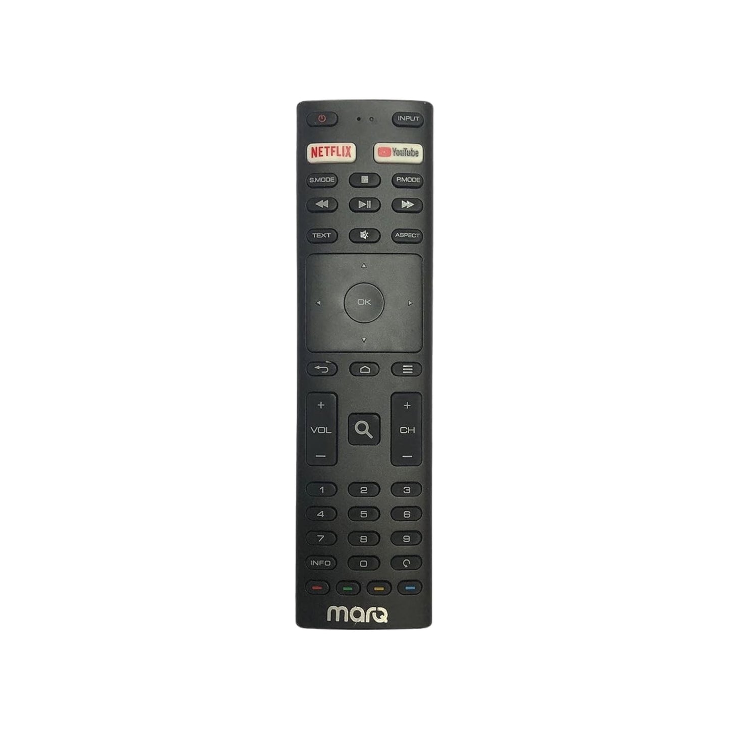 MARQ Smart LED/LCD TV Remote | Convenient Netflix & YouTube Control Functions.