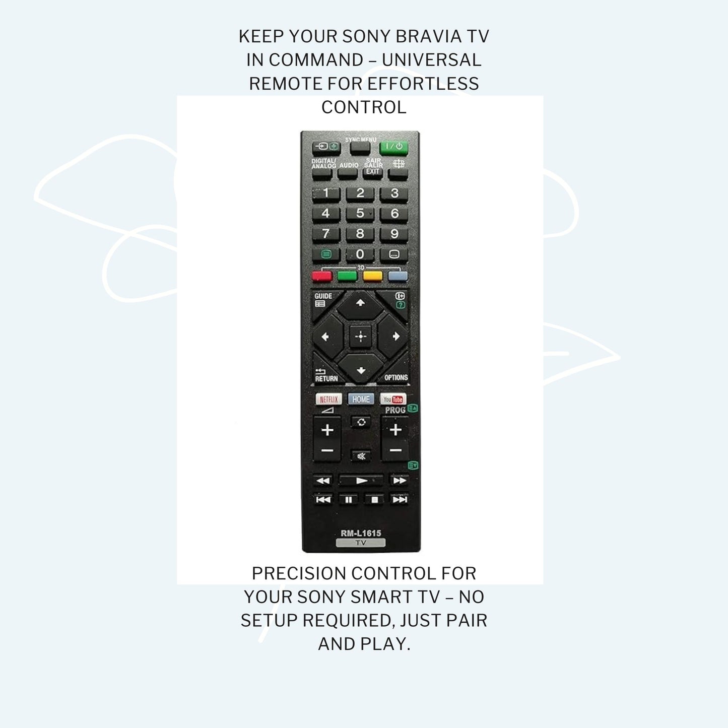 Sony Smart Universal Remote Control.