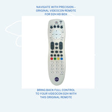 Videocon D2H Remote Original for Set Top Box | Remote Videocon D2H Compatible for HD Box TV & D2H (Non Voice | Not RF) (Exactly Same Remote Will Work Only)