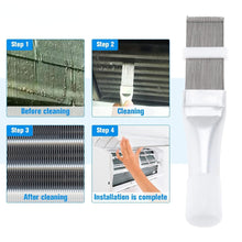 Air Conditioner Fin Comb, AC Condenser Fin Straightener Cleaner Evaporator Radiator Fin Cleaning Tool