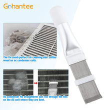 Air Conditioner Fin Comb AC Condenser Fin Straightener Cleaner Evaporator Radiator Fin Cleaning Tool Pack of 2