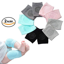 2 Pair Baby Knee and Elbow pad Baby Crawling Elbow pad Baby Leg Warmer Baby Kneecap (Multi Color)