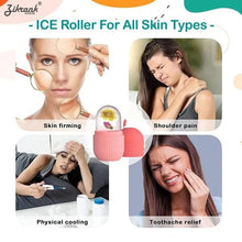 Ice Roller Facial Massager | Reduces Puffiness and Soothes Skin with 120 ML Capacity | Skin Care |