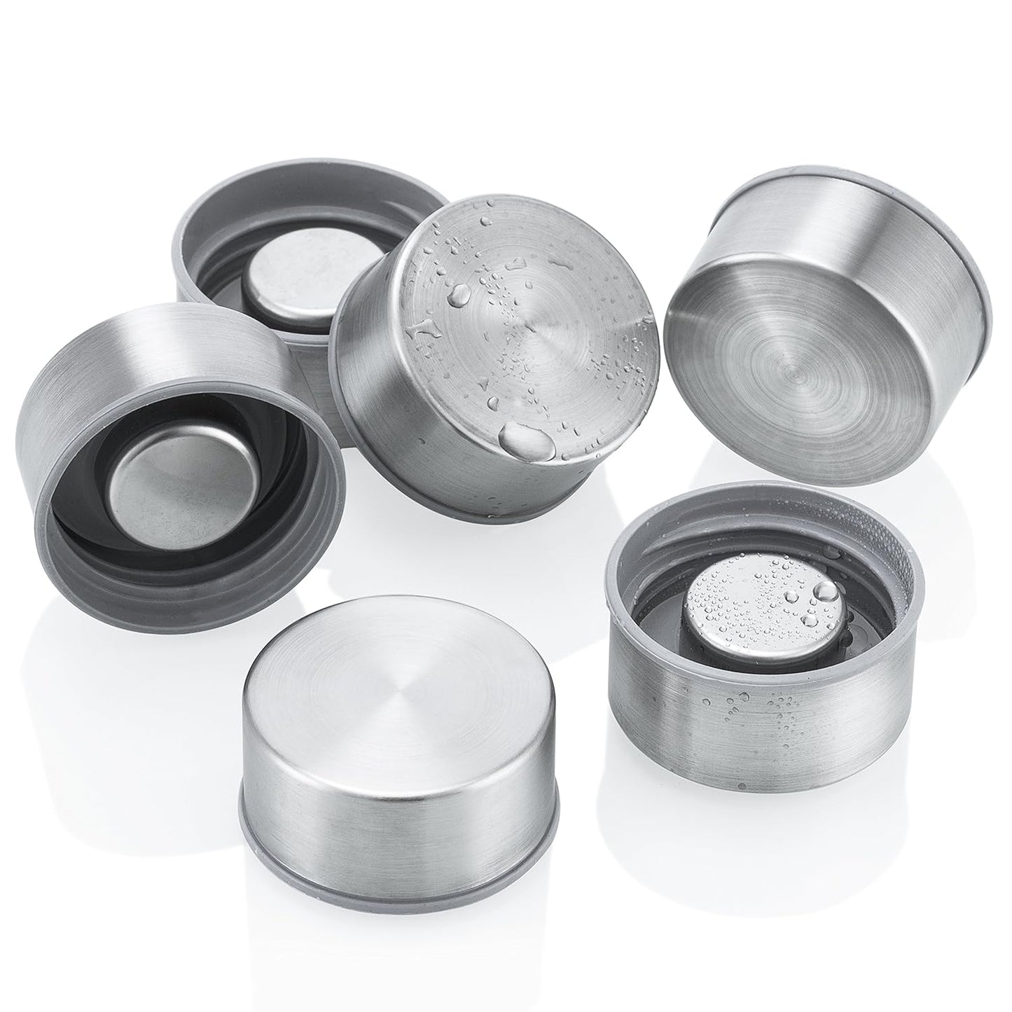 Replacement stainless steel water bottle cap for borosilicate glass water bottle 550 ml and 360 ml