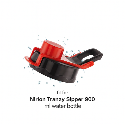 Spare Lid For Nirlon Tranzy Sipper Bottle – 900ml Stainless Steel Single Wall Water Bottle (Lid Cap Only)